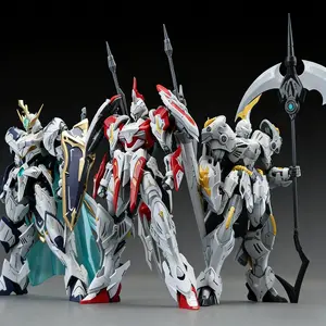 1/144 Scale Round Table Knight Gun Lamolock Model Kit, Detailed Collectible Action Figure, Unisex DIY Mech Building Set