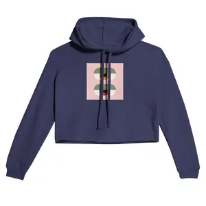 Double Eye Cropped Hoodie