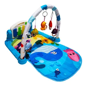 Paaqq Blue Whale Play Mat for Kids - Soft and Durable