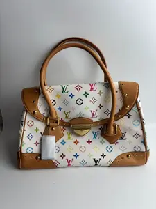 Pre-owned Louis Vuitton canvas top handle bag Monogram Multicolore Marilyn MM Handbag(BF 12Z) XP01890