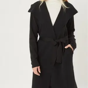 Maria Black Open Knit Coat with Waist Belt- Stretchy Material