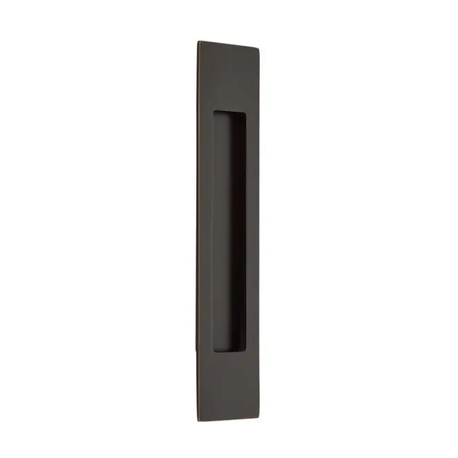 212 MAIN Emtek 220310US10B 10 in. Modern Rectangular Flush Pull, Oil Rubbed Bronze Door Hardware
