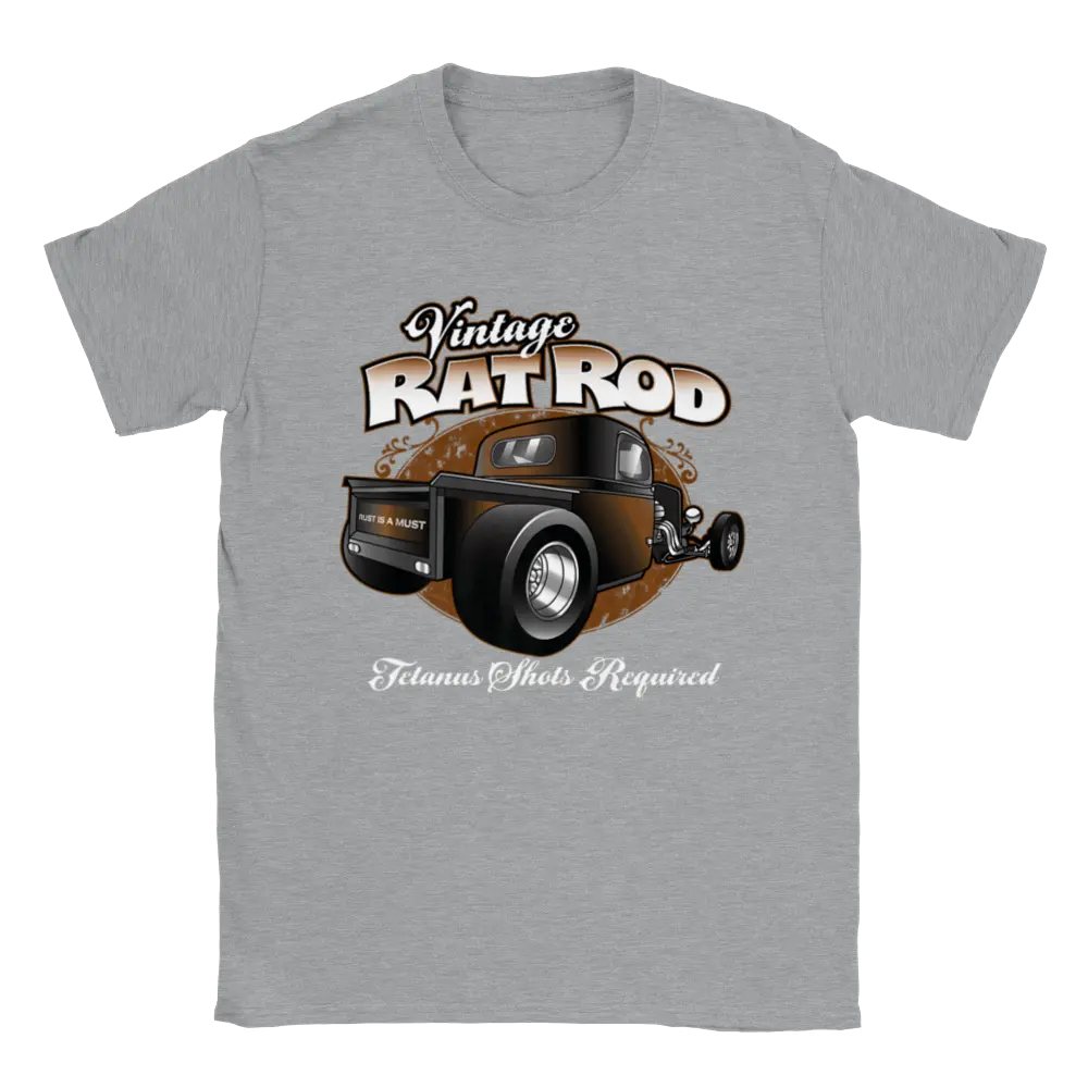 Vintage Rat Rod Graphic Tee - Vintage Wheels & Cool Cotton Comfort
