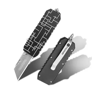 Aluminum alloy outdoor cutting knife, pocket knife, paper cutting knife, craft knife, replaceable blade