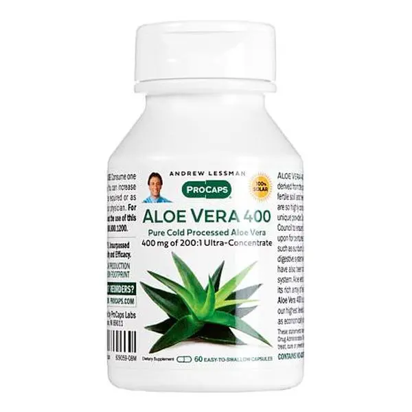 Andrew Lessman Aloe Vera 400 - 60 Capsules