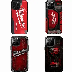Logo Fuel Icon Phone Case, Mechanic Tool Box Style Protective,Heavy Duty Power Tool Inspired Red, Compatible with iPhone X, 11, 12, 13, 14, 15, 16, 17 & more