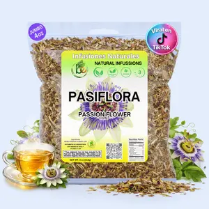 VIRAL Pasiflora Tila Tea Linden Passionflower Tea, Quiere Te, Herbal Mix,4 oz Product From Mexico, 100% Natural, Infusion Herbal Tea Beverage