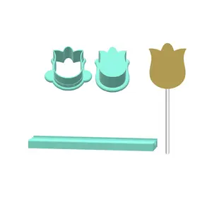 Tulip Cake Pop Mold | Deluxe Cutter, Popper, and Tray Option