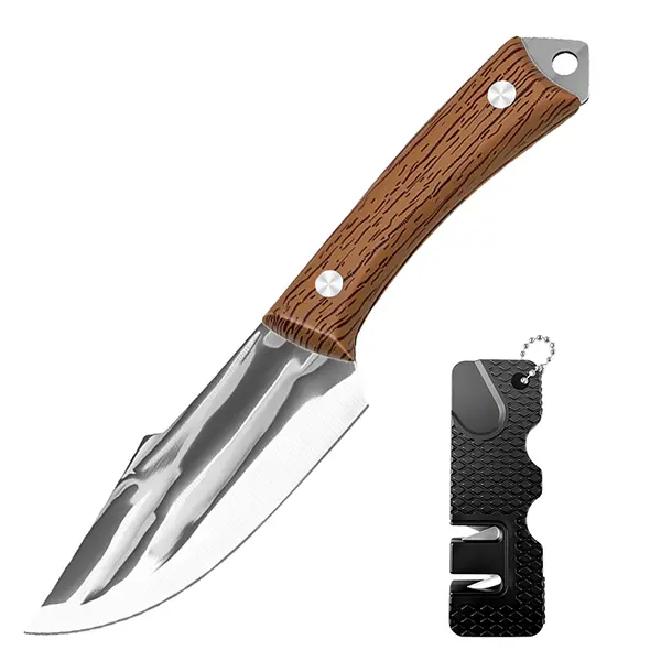 Outdoor Camping Chef Knife - Perfect Kitchen Knive for Cooking, Chopping. Steel Knife for Home, BBQ. For Balance & Control, 6.3 Inch The best gifts for your partner, family, and friends.  fire pit outdoor Multi Tools