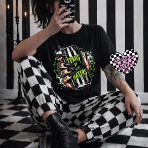 Comfort Colors Tears of My Haters Tee Shirt Black or Pink Edgy Alt Gothic Vibes Cotton Unisex graphic shirt Handmade Top