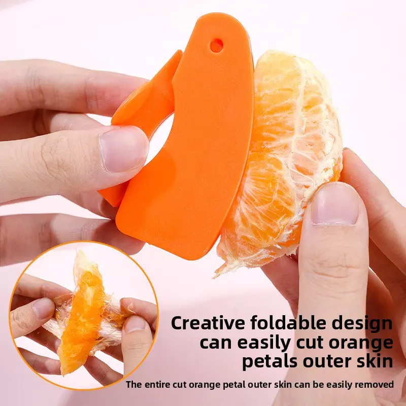 Orange peeler; Orange peeling ring; Citrus peeler; Mango skin peeler; Navel orange pomegranate fruit opener