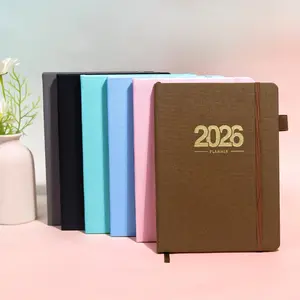 2026 A5 Bound Journal Notebook, 144 Pages Self-Discipline Daily Planner Academic Planner & Writing Tool Set, Essential Time Management Organizer