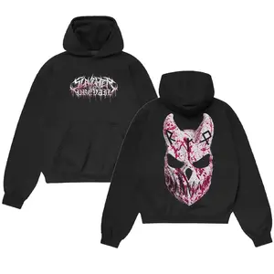 Slaughter To Prevail Deathcore Music Hoodie, Unisex Oversized Streetwear, Gothic Rock Band Merch trendy Y2K Aesthetic Heavy Cotton Pullover, Graphic Sweatshirt Concert Tour Hoodie, Music Tee Gift