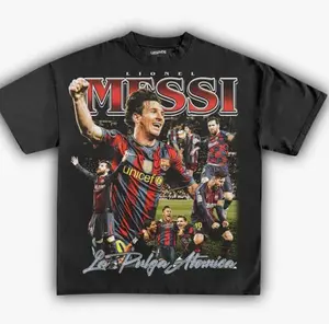 LIONEL MESSI "LA PULGA ATOMICA" TEE, Graphic Sport T-shirt, Vintage Soccer Player Shirt ,Playoffs,Y2k , Soccer Apparel , Gift For Soccer Fans, Gift For him AK1
