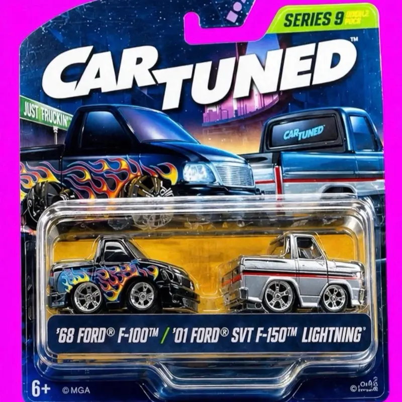 cartuned 2 pack serie 1:64 Just truckin  Ford F-100 w/  Ford  F-150