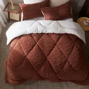 Comforter Sets Queen, Bed Comforter Sets, King Size Bed Comforter Sets, Comforter Sets King, Queen Size Comforter Set, 2pcs/3pcs Autumn Winter Cute Plush Comforter Set, Extra Thick Warm Blankets, Valentines Day Gifts for Her Bedding Set, Heart Print