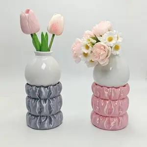 3D Silk Storage Tube |3D Printed Pen Holder | Desktop Marshmallow Silk Organizer | Student & Office Desk Essential