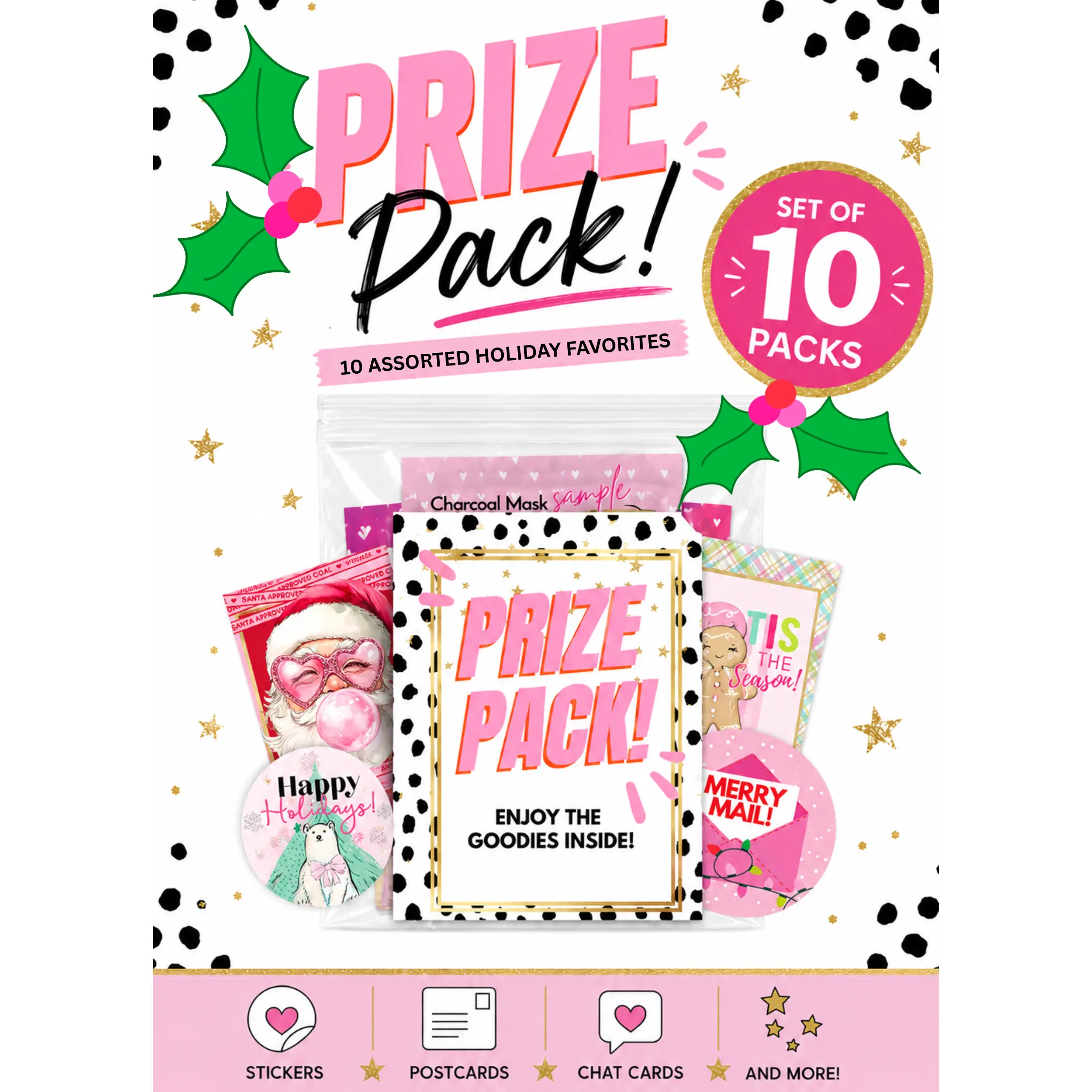 Set of 10 Holiday Prize Packs
