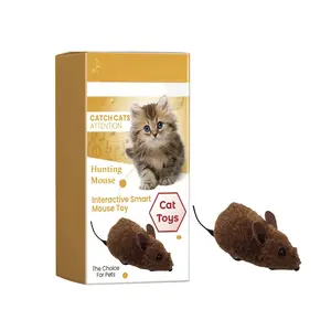 Interactive Mouse Toy for Cats, Simulated Mouse Catcher Toy, Pet Interactive Toy, Fun Cat Toy, Cat Scratcher Toy, Cats Chasing Toy, Pets Interactive Mice Toy, Mice Plush Toy, Mouse Plush Toy