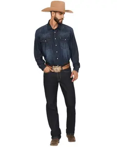 Cinch Men's White Label Dark Wash Relaxed Straight Rigid Denim Jeans - Mb92834059