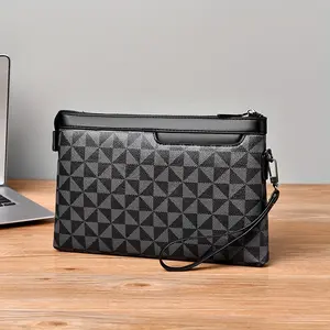 Simple men's handbag, suitable for keys, credit cards, mobile phones, etc