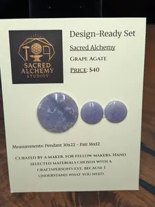 Circle Shape - Grape Agate - Design-Ready Set