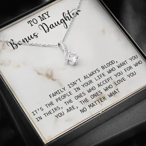 Personalized Step daughter gift from stepmom, Bonus Daughter Gift, Gift for Stepdaughter, Birthday Gift for Daughter, Step daughter Christmas Gift