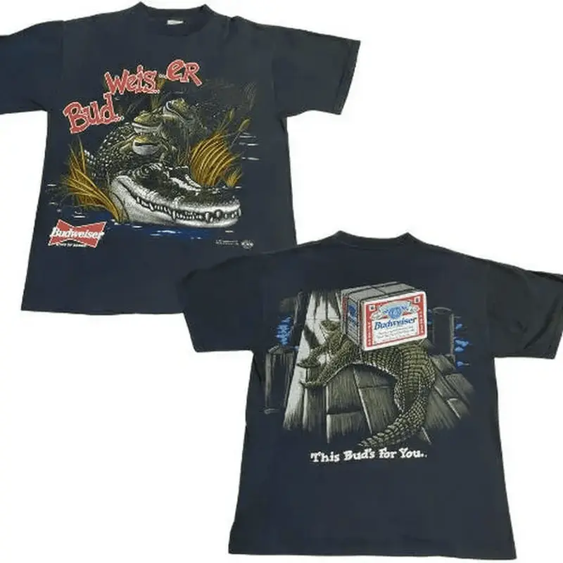 vintage budweiser shirt - TikTok Shop