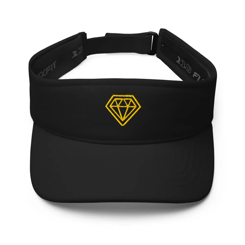 Visor custom ehats black yhats