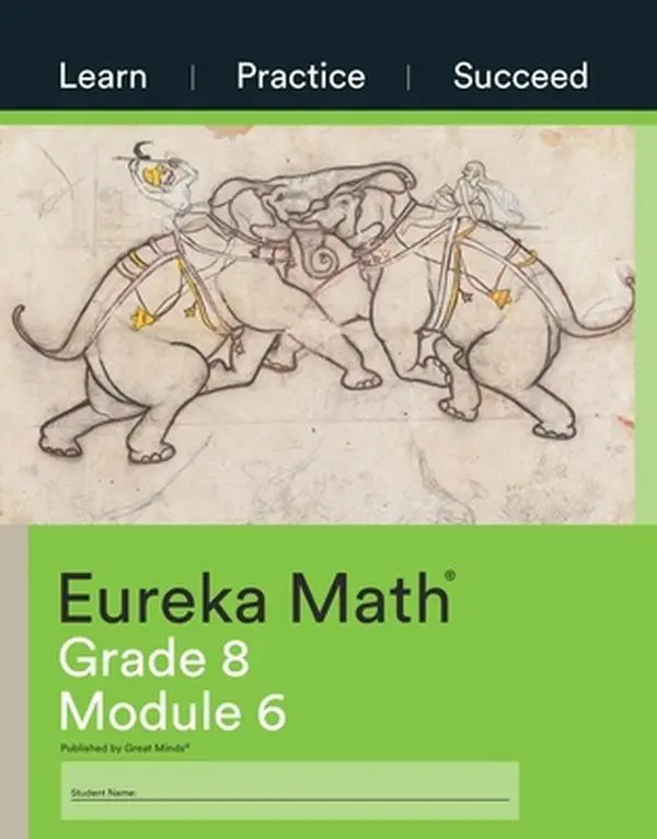 USED Book - Eureka Math Grade 8 Module 6 Linear Functions by Great Minds (Paperback) - english