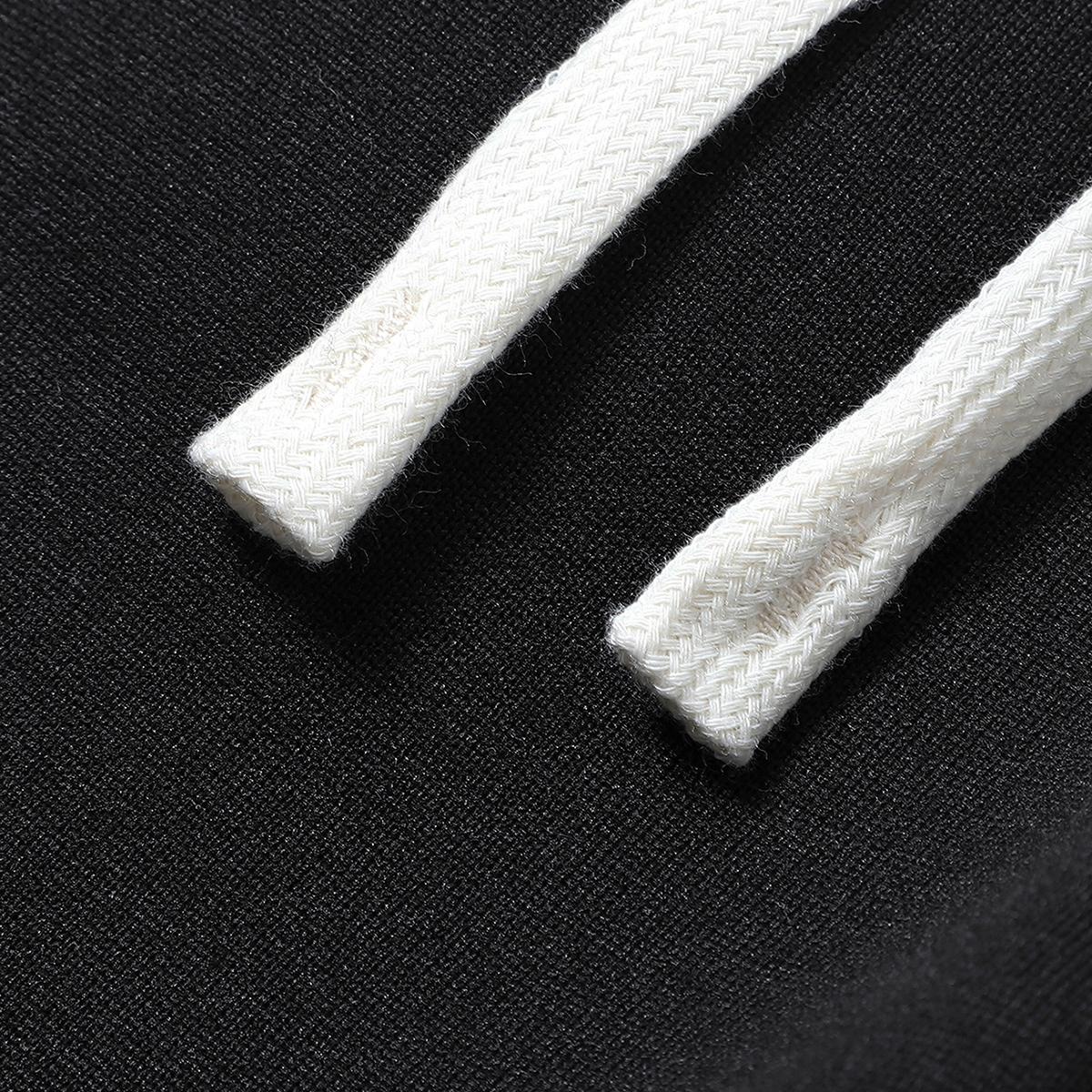 Men's fashion basic polyester joggers with pockets, solid color, slightly stretchy, regular fit casual sports pants with an elastic drawstring waistband sweatpants