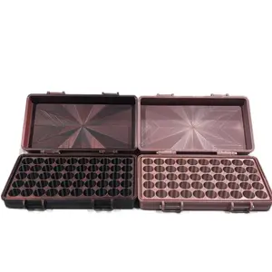 3D Printed Vial Cases for 3ml Vials - Snap-Close Design for Travel & Storage - Precision Fit Slots - Made in USA