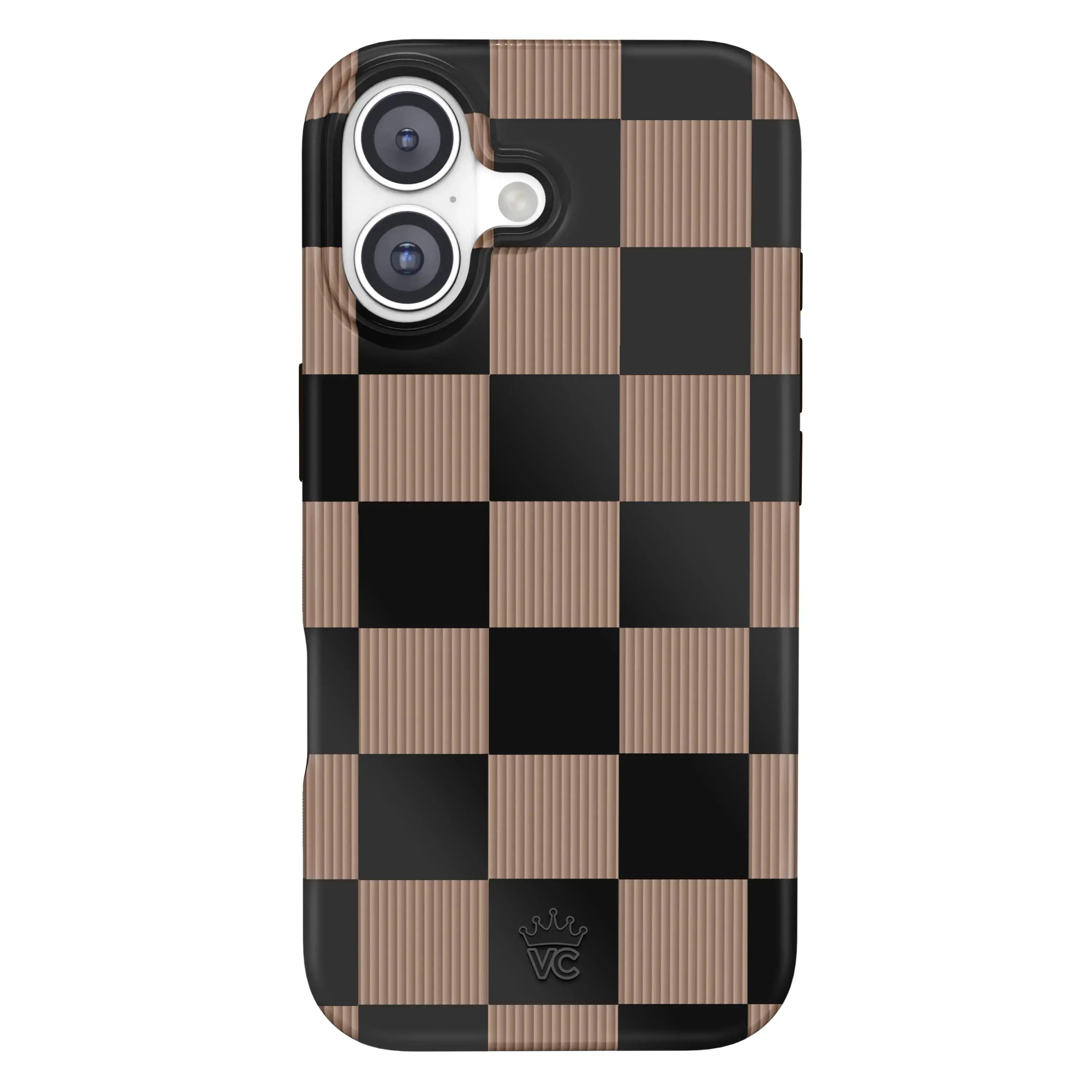 Velvet Caviar Mocha Vibe Checkered iPhone Case – Trendy MagSafe Compatible Protective Phone Case Velvet Caviar Mocha Vibe Checkered iPhone Case – Trendy MagSafe Compatible Protective Phone Case