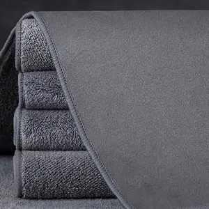 2 Pcs Car Chamois Drying Towel Super Absorbent Cleaning Cloth Double-layer Material 30x40cm for Car Beauty Electronics Glasses Watches Jewelry