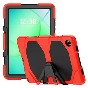 Heavy Duty Full-Body Rugged Case for Samsung Tab A11 Plus 11inch (SM-X230/ X235/X236 2025)  & A9 Plus (SM-X210/X215/X216/X218 2023) Shockproof Anti-Dust 3-in-1 Protective Cover Tablet Cover