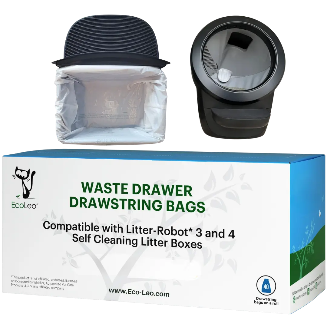 Litter-Robot 4 and 3 Compatible Drawstring Waste Drawer Liners