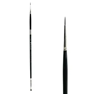 Trekell Crimson Taklon Long Handle Artist Brush - Size #5/0 Liner