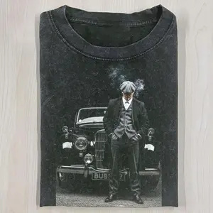 Tommy Shelby Peaky Blinders Graphic Tee, Vintage TV Series Fan Gift