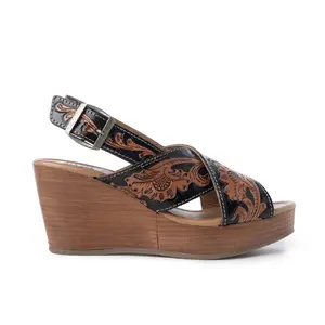 Flower Ridge Hand-Tooled Sandals Flower Ridge Hand-Tooled Sandals