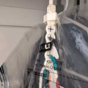 TAILI Hanging Vacuum Storage Bags Space Saver Bags, Clear Vacuum Sealer Bags for Clothing, Suits and Jackets, Closet Organizers and Storage Hangable