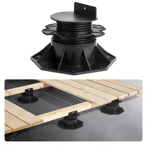VEVOR Deck Blocks 12 PCS, 2000lbs / 907.18kg Load Capacity Deck Support Plastic Pedestal Paver, Raising 2.36 - 5.31 inch / 60 - 135 mm, Height Adjustable Shed Foundation Base for Wood Concrete MetalSummervibes