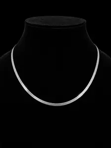 925S Herringbone Chain Necklace – 3.5MM