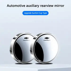 Car Rearview Mirror 360° Small Round Mirror, Adjustable Auto Accessories, Compatible with Chevrolet Ss Z71 Rt, Captiva, Colorado, Cruze, Spark, Malibu, Trax
