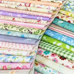 30pcs Quilting Squares Fabric 100% Cotton Precut Quilt Sewing Floral Fabrics for Craft DIY (10 x 10 inches, )