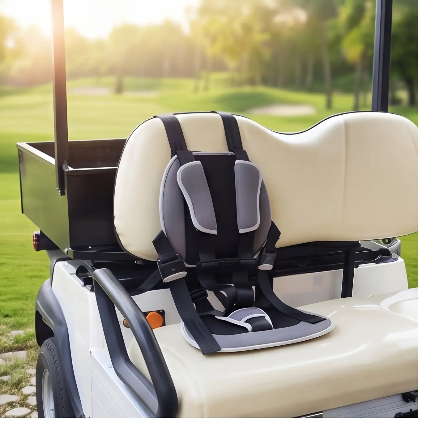 Child Positioner for Golf Carts 5 Point Harness to Keeps Kids Secure In Golf Cart Universal Fit for Most Golf Carts
