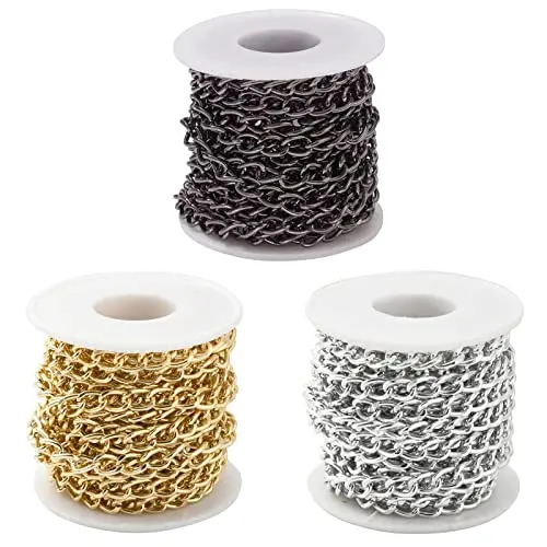 Gold&Silver&Gunmetal 10mm