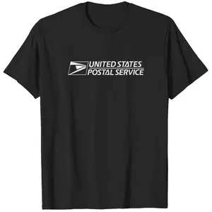 Postal Service Post Office Short Sleeve T-shirt All White Print, United SPS Postal Service Hoodie and Sweater; T-shirt