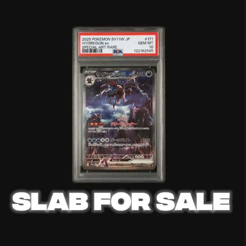 Pokémon 2025 SV11W White Flare #171 Hydreigon Ex Special Art Rare Card Gem Mint 10 Slab for Sale