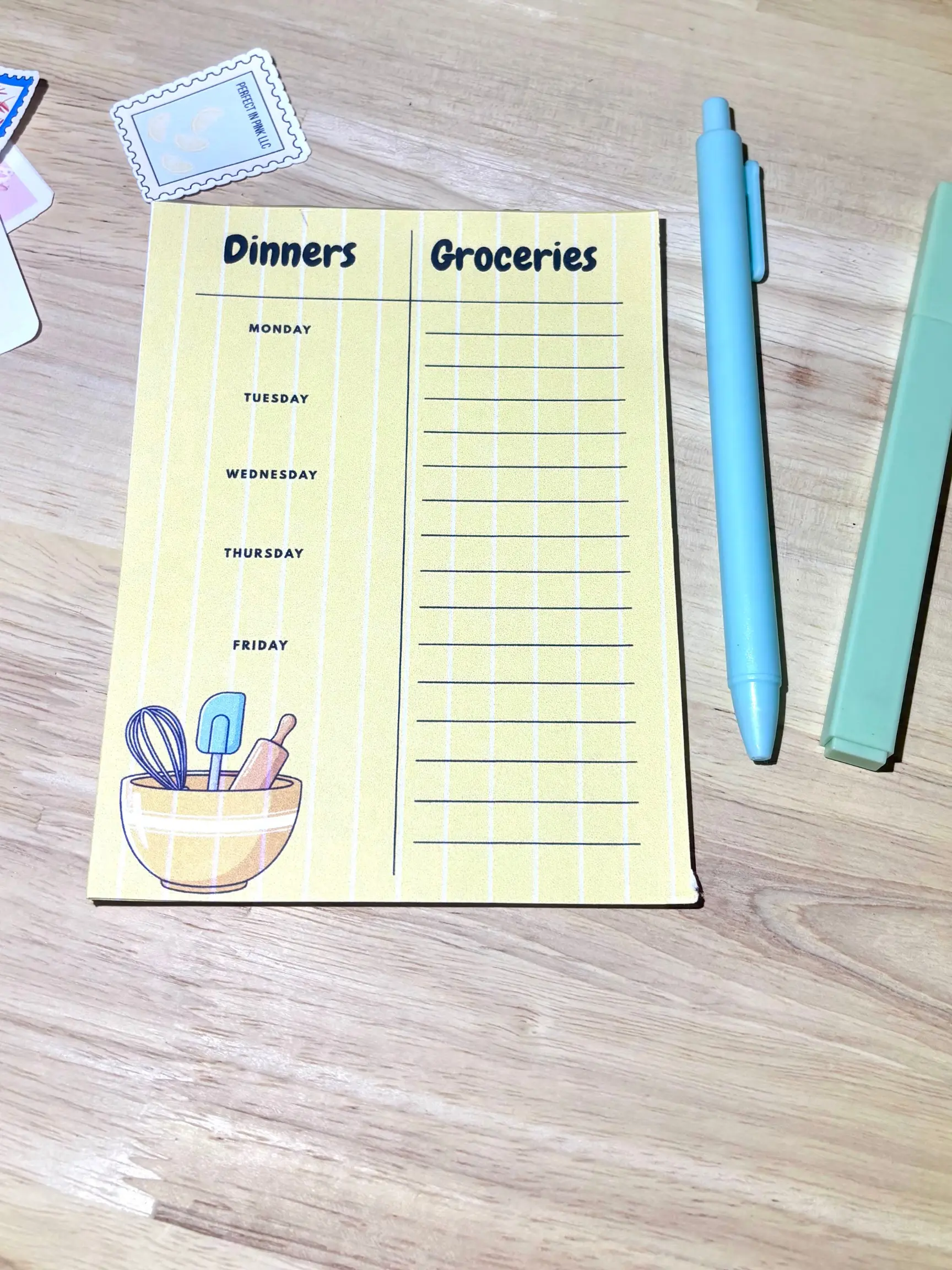 Dinner and Groceries List
