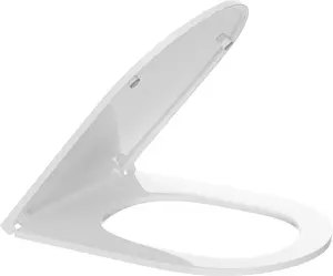 FORIOUS Elongated Toilet Seat, Modern Quiet-Close Lid and Seat